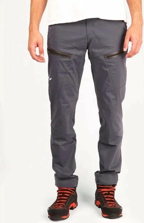 Tehnične softshell hlače Salewa za moške, črne