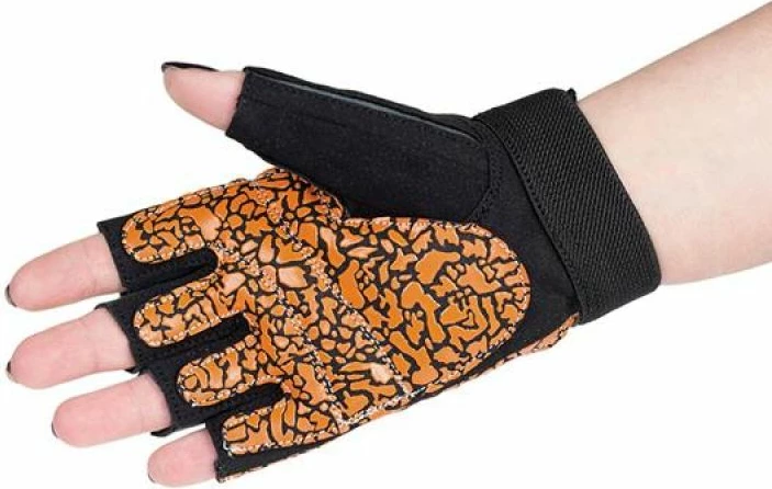 Dlančniki za vadbo HMS, oranžno/sivi