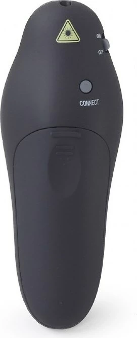 Brezžični daljinski upravljalnik za predstavitve Gembird WP-L-11, z USB sprejemnikom, črn