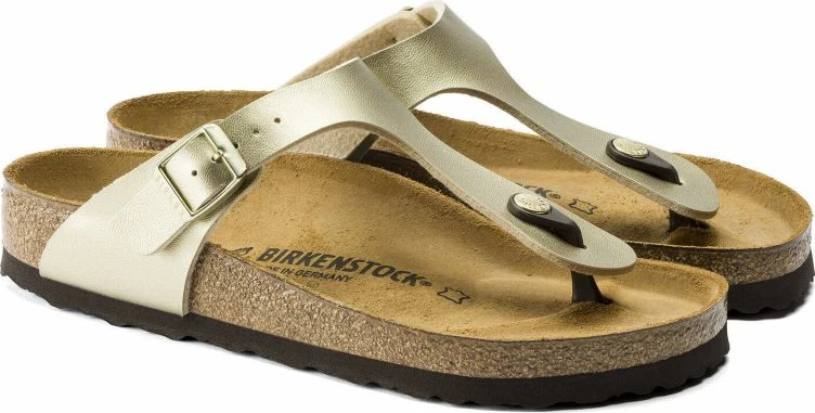Elegantne ženske japonke Gizeh, Birkenstock, zlate