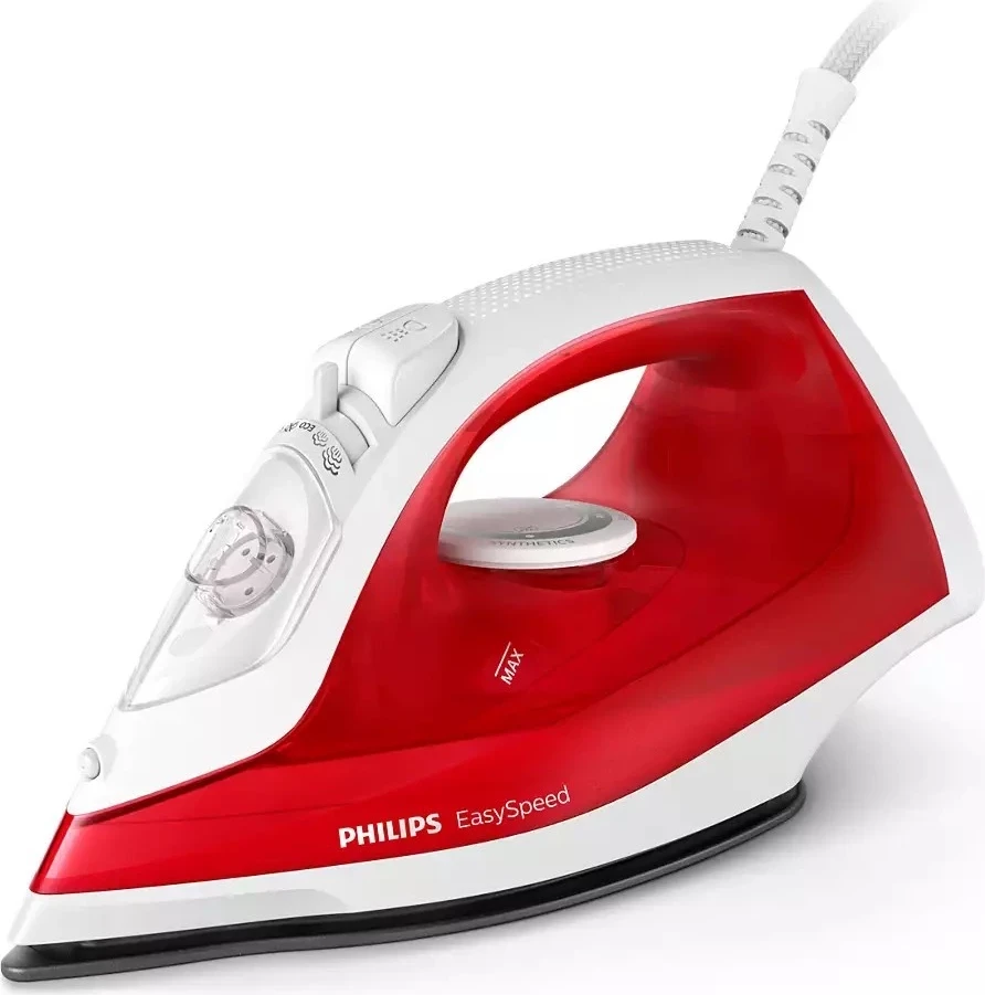 Hekalnik Philips GC1742/40, 2000 W, 1,9 m, rdeče/bel