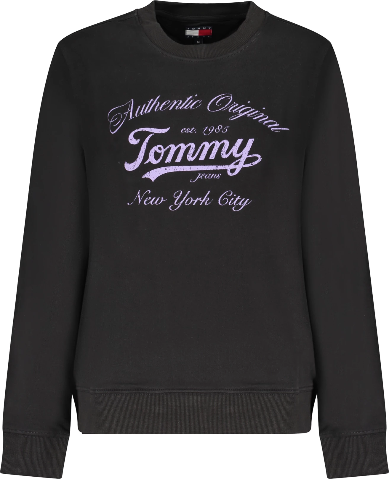 Pulover za ženske, TOMMY HILFIGER, črn