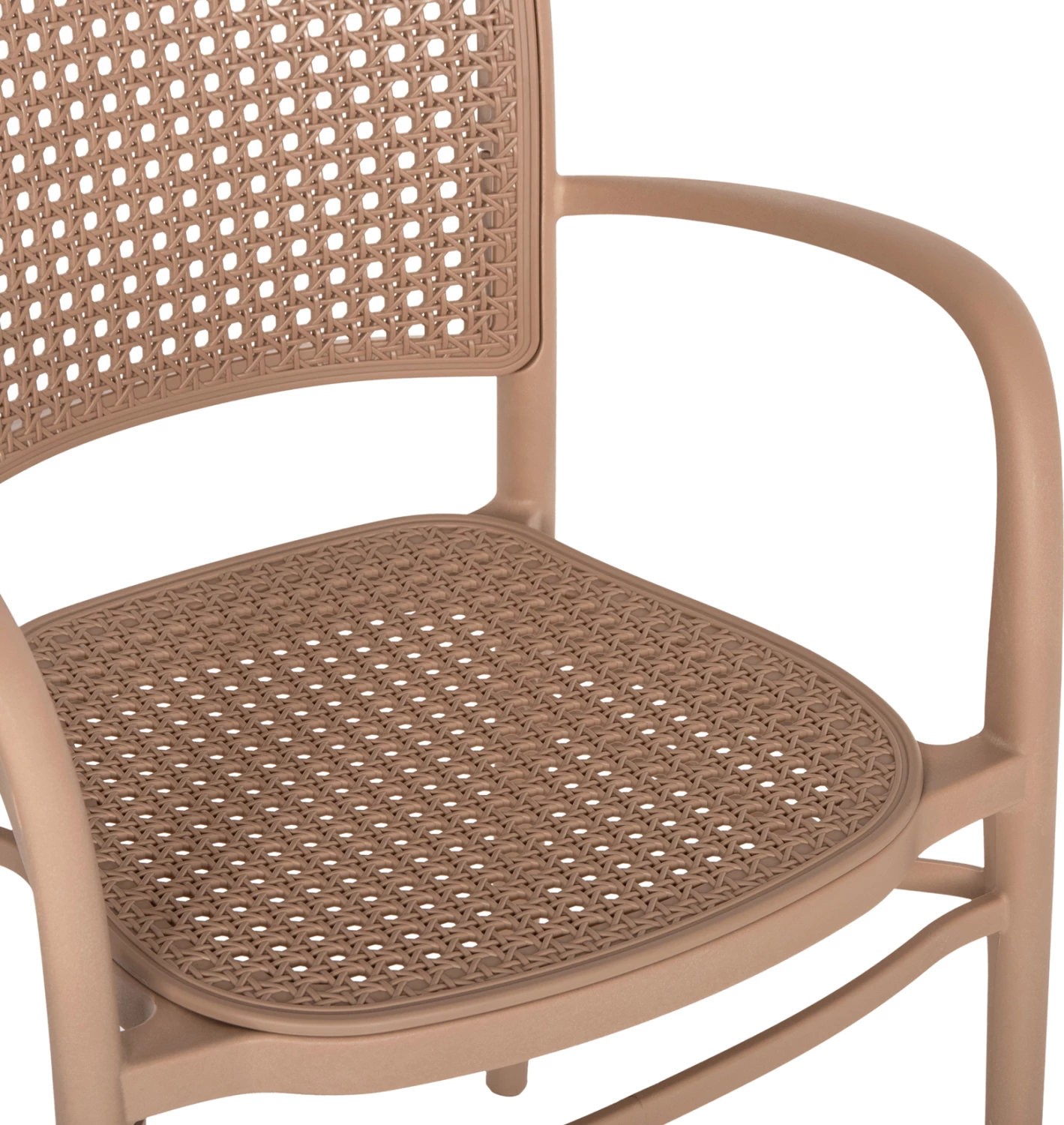 Stol iz polipropilena FLOW FH5938.03 kapučino 55x53x86Hcm