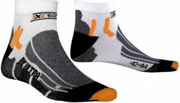 Kolesarske nogavice za ženske X-Socks, bele