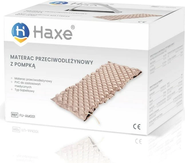 Vzmetnica proti preležninam Haxe FU-AM0001 z zračno črpalko, bronasta