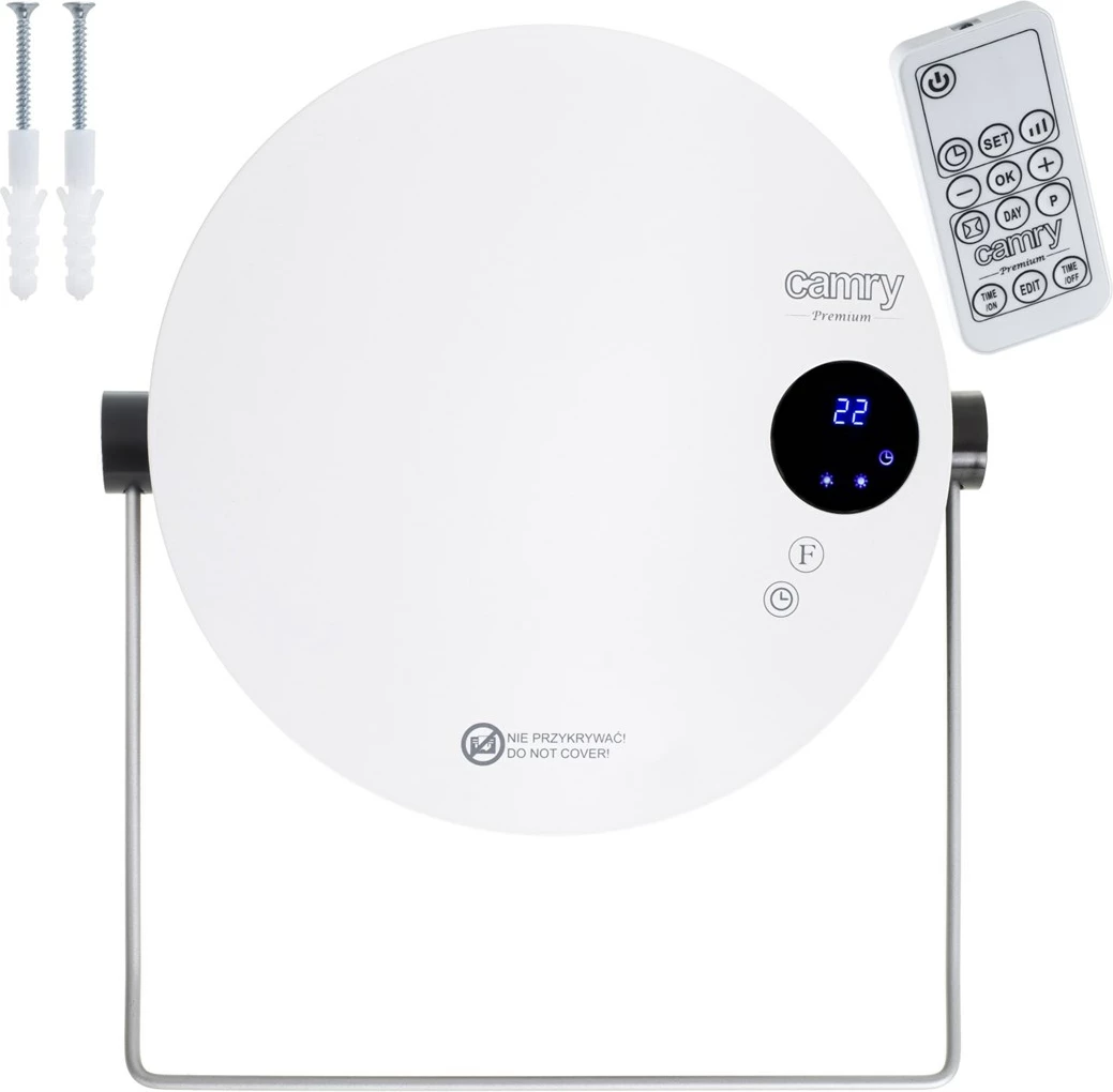 Kopalniški radiator CAMRY CR 7747, 2000 W, bel