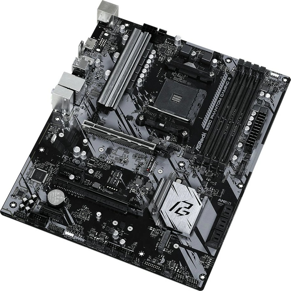 Matična plošča ASRock B550 Phantom Gaming 4, Socket AM4, DDR4, ATX, črna