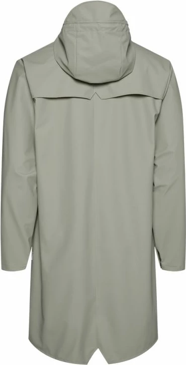 Daljša jakna Rains, model Long, unisex, zelena