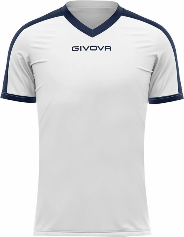 Majica Revolution Givova za moške, bela in temno modra