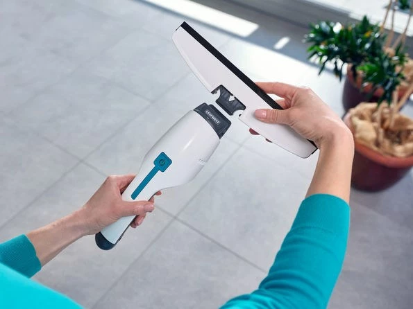 Električni čistilec stekel Leifheit 51030, bel