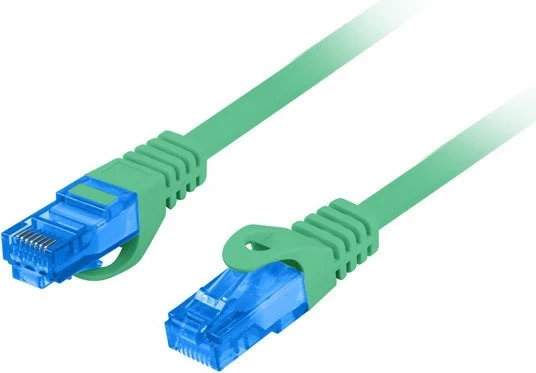 Patchcord CAT.6A 0,5 m, zelen — Lanberg