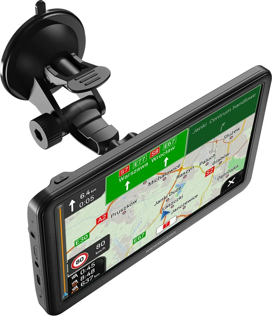 GPS navigacija za tovornjake z iGO Navigation MODECOM FreeWAY CX 7.4, 16 GB, črna