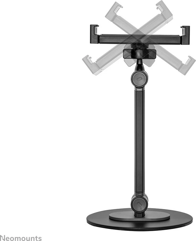 Namizni nosilec za tablico/telefon Neomounts DS15-540BL1, univerzalen, 360° zasuk, črn