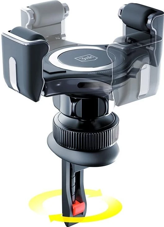 Držalo za telefon v avto, 3MK Memo Hug, črno