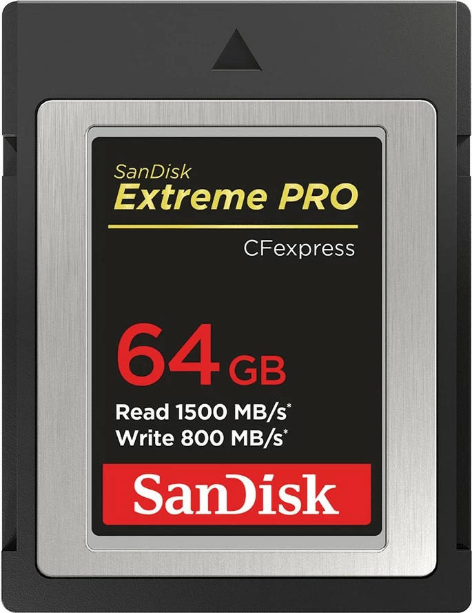 Kartica pomnilnika SanDisk Extreme Pro 64 GB CFexpress, črna