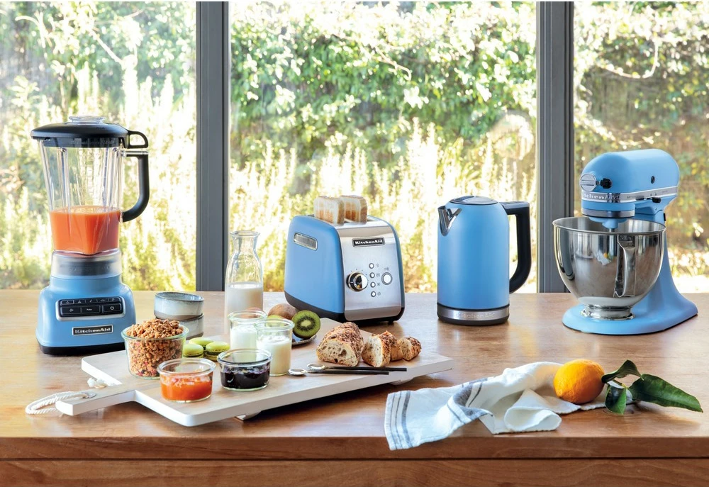Kuhinjski mešalnik Artisan 5KSM175PSEVB, 4,8 L, 300 W, KitchenAid, vintage modra