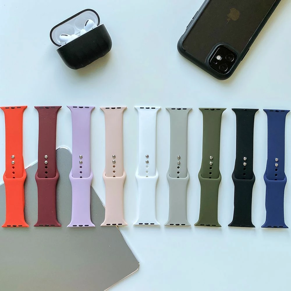 Trak za Apple Watch Tech-Protect IconBand, TPU, rumen, 42/44/45/49 mm