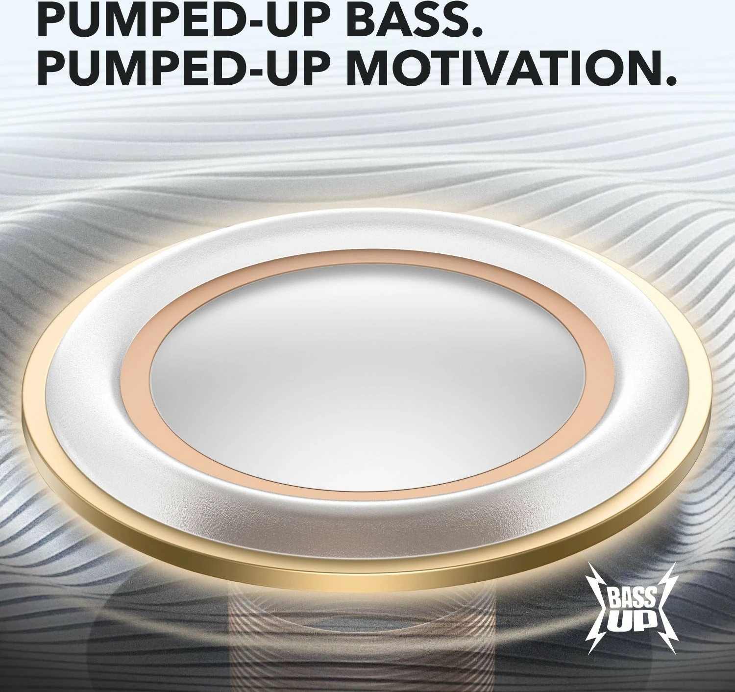 Konstrukcija športnih brezžičnih slušalk Soundcore Sport X20, Anker, bela