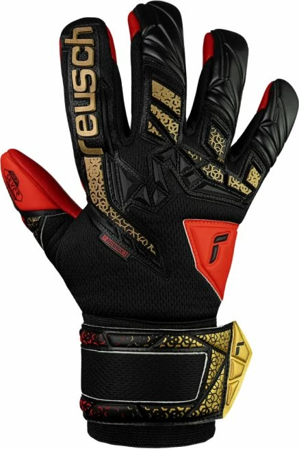 Rokavice za vratarja Reusch za otroke, črne in rdeče