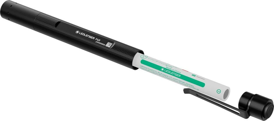 Ročna LED svetilka Ledlenser P4R, črna