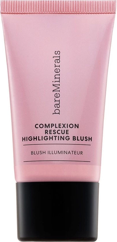 Kremasto rdečilo z osvetljevalnim učinkom za ženske, bareMinerals Complexion Rescue Highlighting Blush Pink Glow, 15 ml