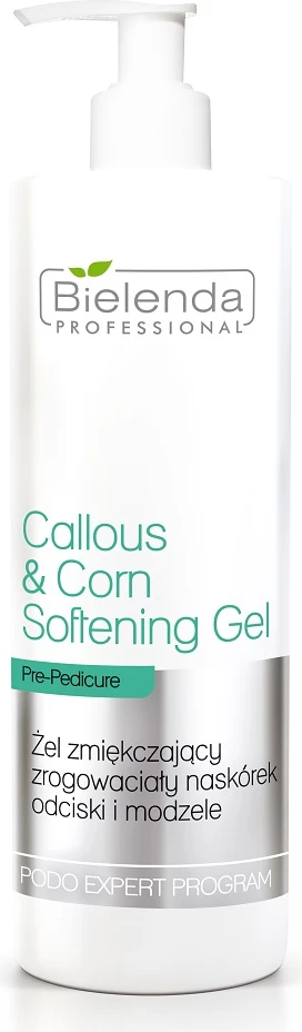 Gel za mehčanje kurjih očes in trde kože, Bielenda Professional, 500 ml