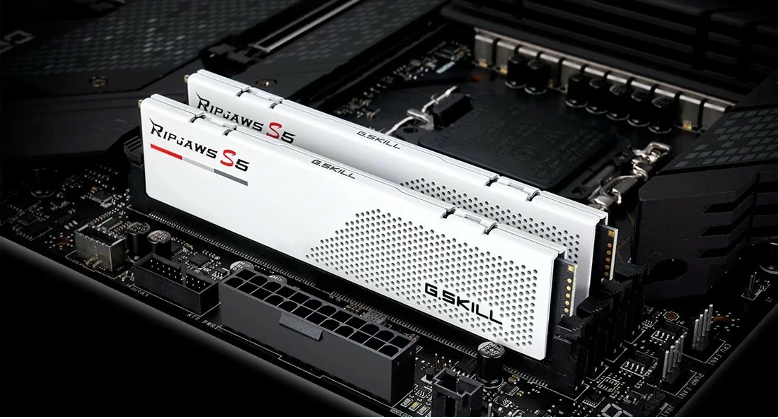 RAM pomnilnik Ripjaws S5 64GB (2x32GB) DDR5 6000MHz, G.Skill, bel