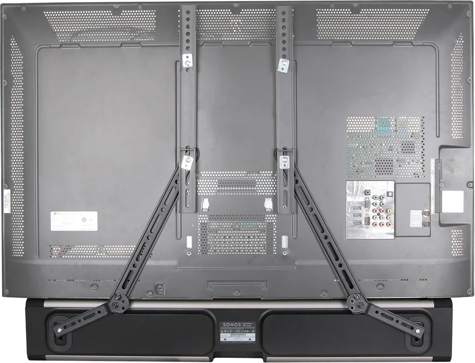 Univerzalni nosilec za zvočnike Maclean MC-912, za TV 23–65 palcev, črn