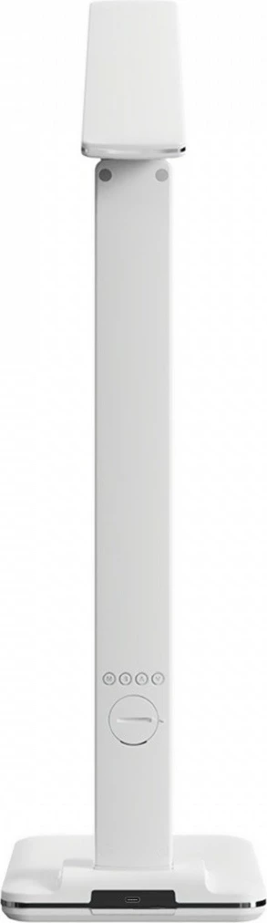 Namizna svetilka z brezžičnim polnjenjem Media-Tech MT222, LED zaslon, bela