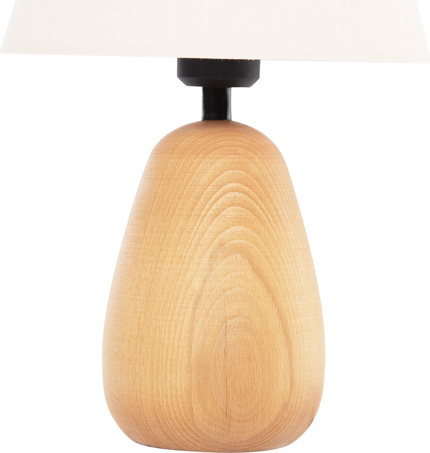 Namizna svetilka CONNI FH4710 kremno bela kapica-lesena osnova Φ23x34Hcm