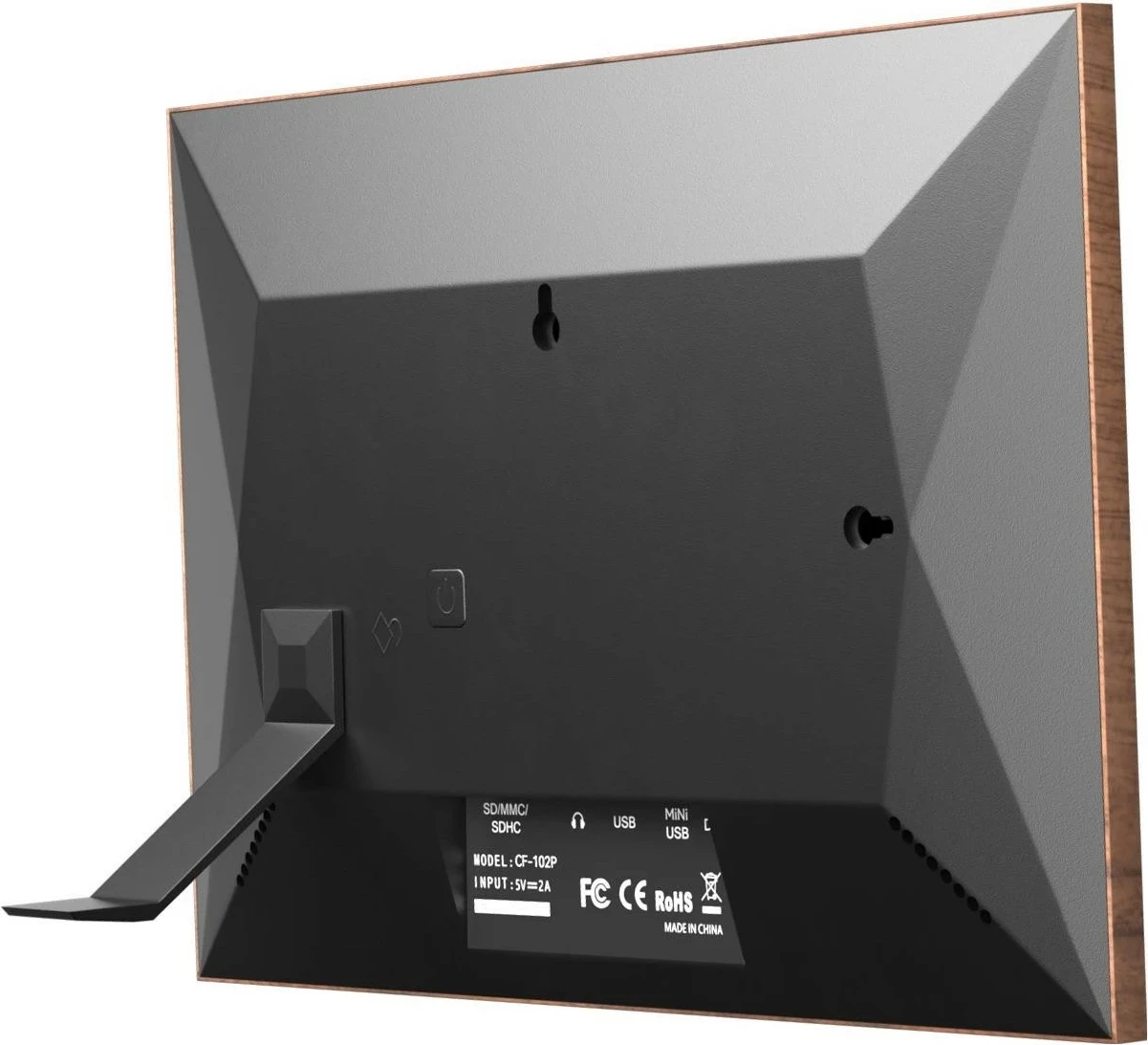 Digitalni foto okvir Kodak CF102P, 32 GB, Wi‑Fi, rjav