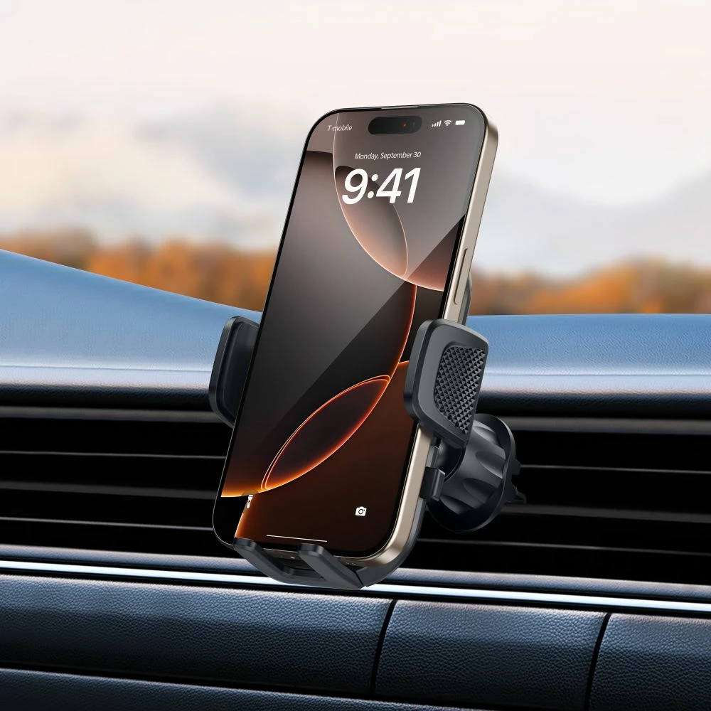Univerzalni nosilec za telefon Tech-Protect V8, avto, črn