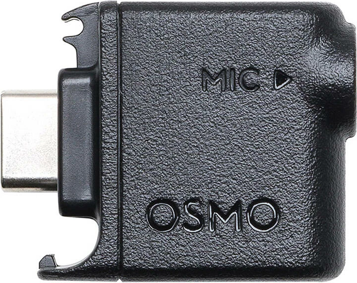 Audio adapter 3,5 mm za DJI Osmo Action, CP.OS.00000280.01, črn
