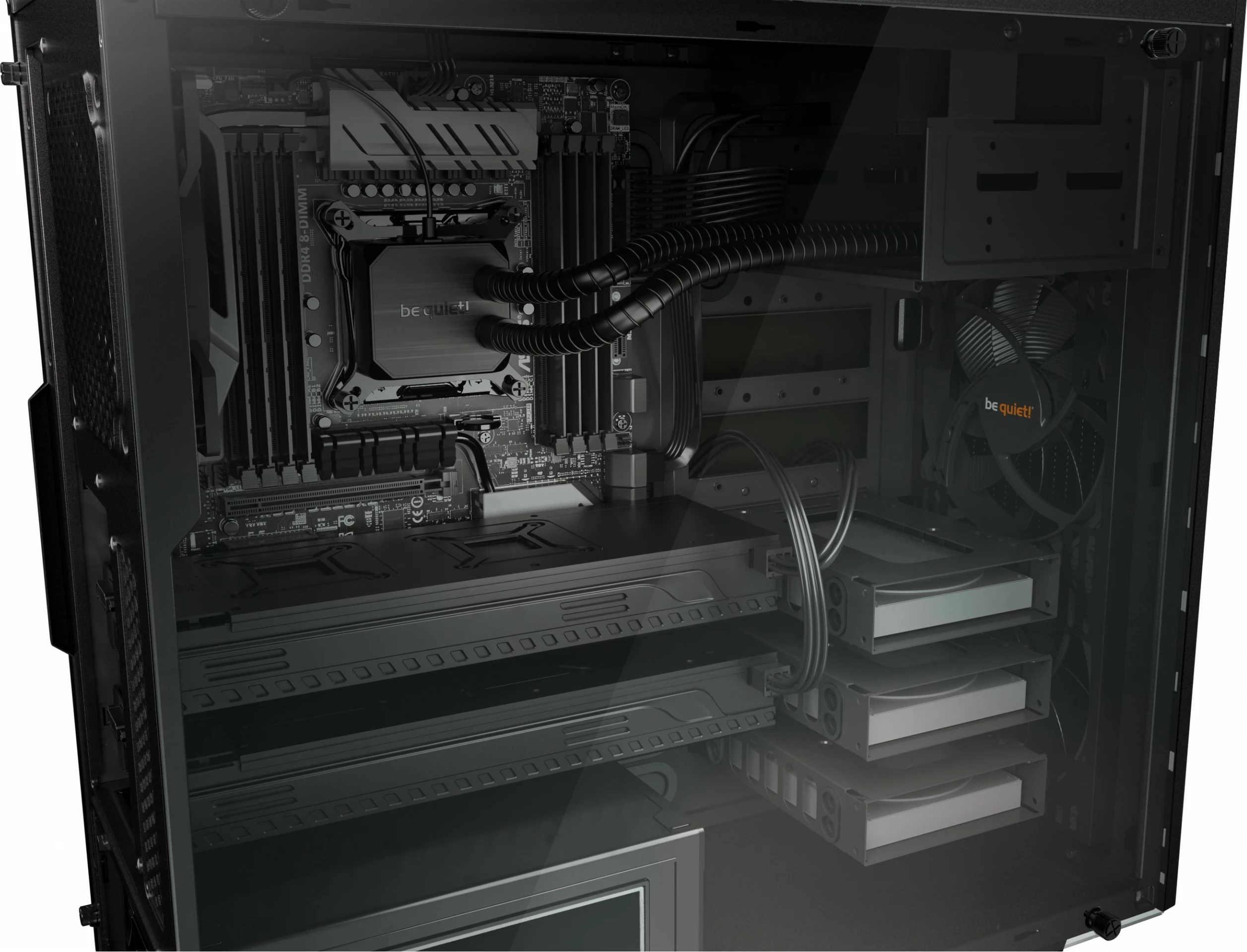 Računalniško ohišje Be Quiet! Pure Base 600 Window, Midi Tower, PC, črno