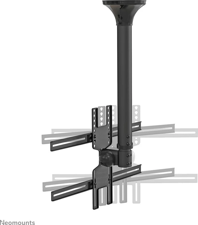Stropni nosilec za TV/monitor Newstar FPMA-C400BLACK, 32–60 palcev, nastavljiva višina, črna