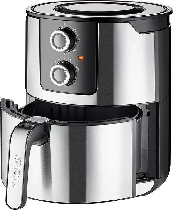 Friteza na vroči zrak, UNOLD 58655, 5 L, 1 kg, 80–200 °C, črna