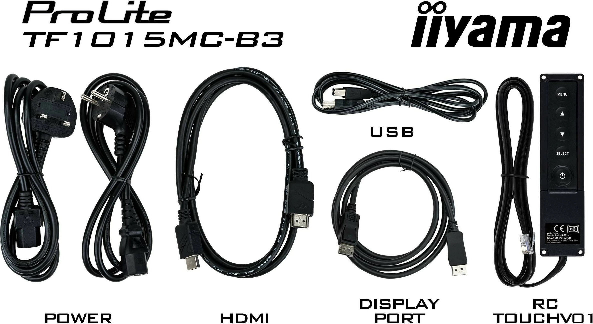 Interaktiven zaslon 10,1" iiyama TF1015MC-B3, LED, 1280 x 800 slikovnih točk