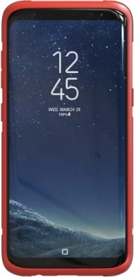 Ovitek za telefon za Samsung Galaxy S8, Adidas SP Solo, črno-rdeč