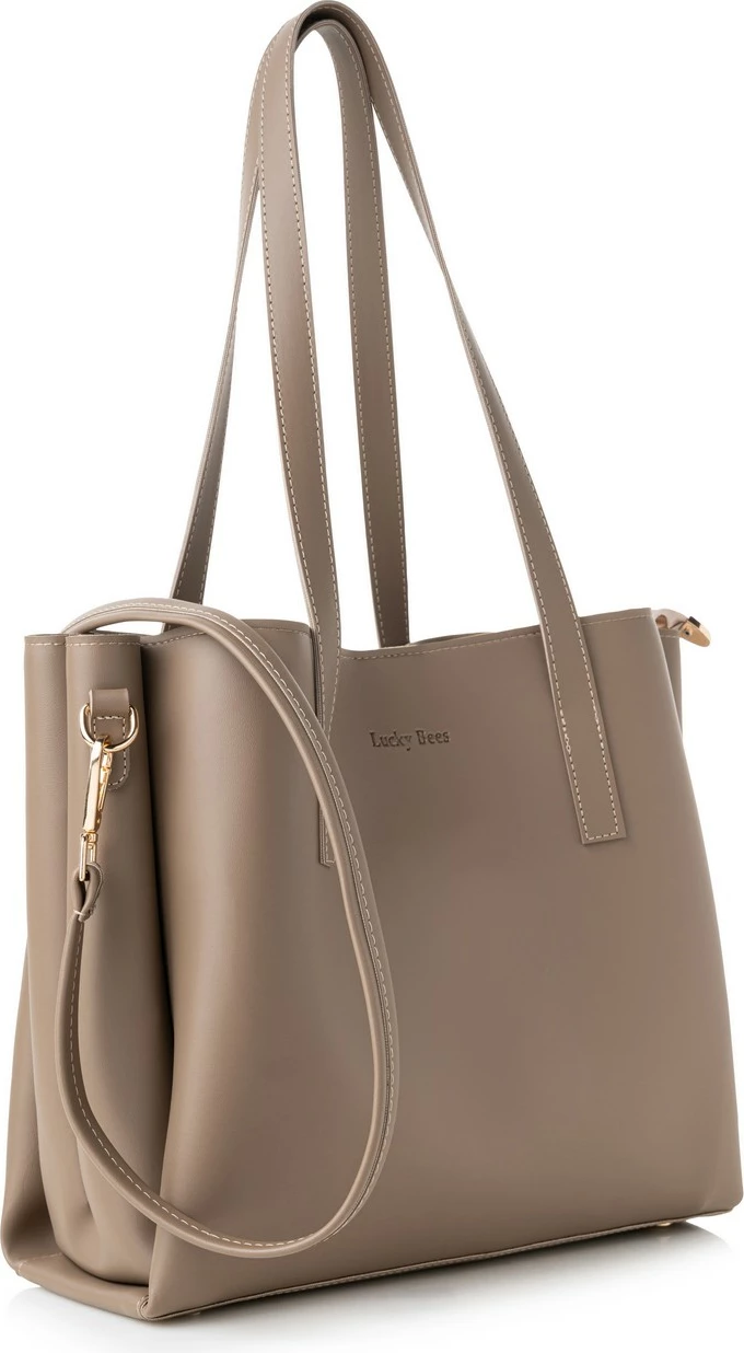 Tote torba Lucky Bees 1257, temno mink