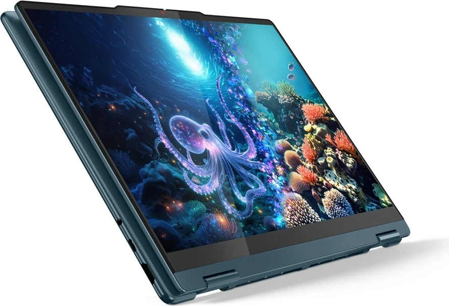 Prenosni računalnik 2-v-1, Lenovo Yoga 7 14AKP10, AMD Ryzen AI 5 340, 16 GB RAM, 512 GB SSD, 14", zaslon na dotik, teal