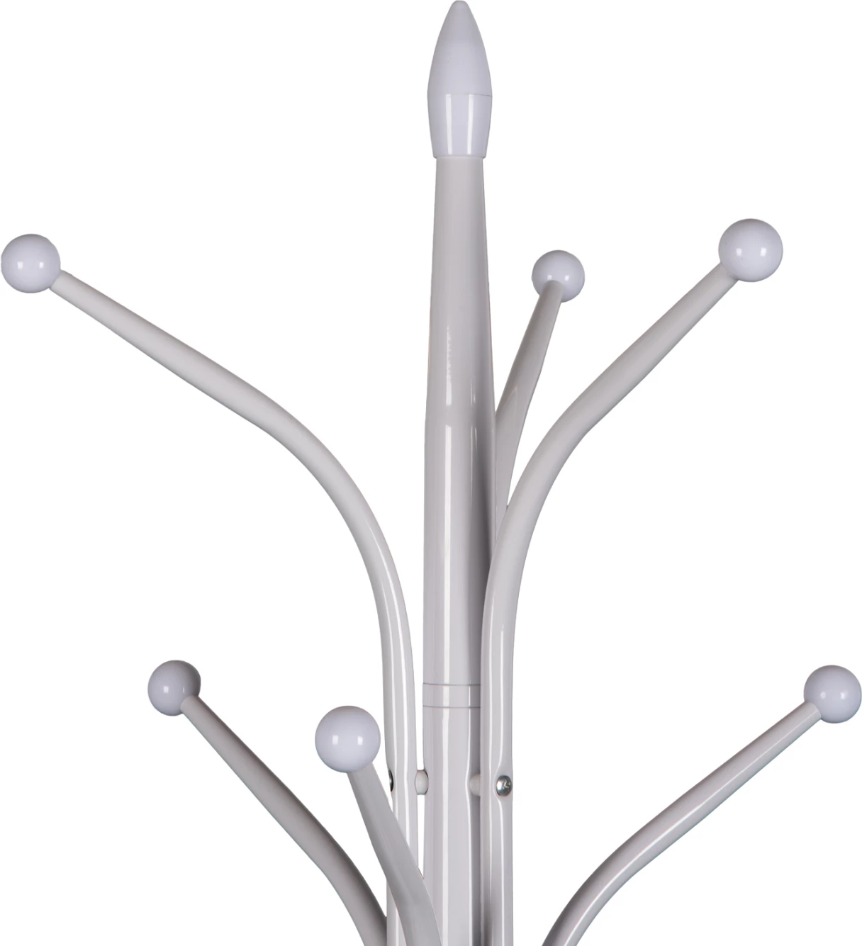Talni obešalnik FH9573.02 kovinski 13 obešalnih mest-bela Φ37x180Hcm