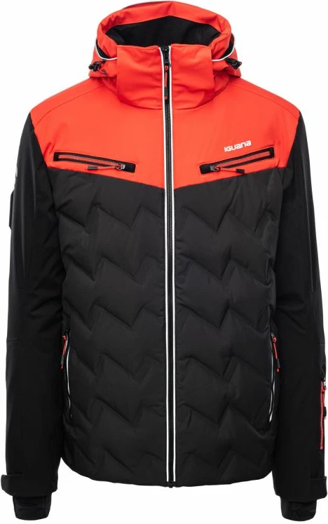 Smučarska jakna Amblo Iguana, moška, črno-rdeča