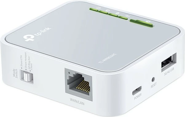 Prenosni usmerjevalnik TP-Link TL-WR902AC, Wi‑Fi 5, dvopasovni, bel