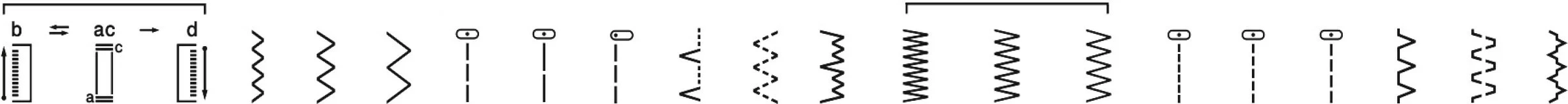 Mekani šivalni stroj Brother AZ17, bel