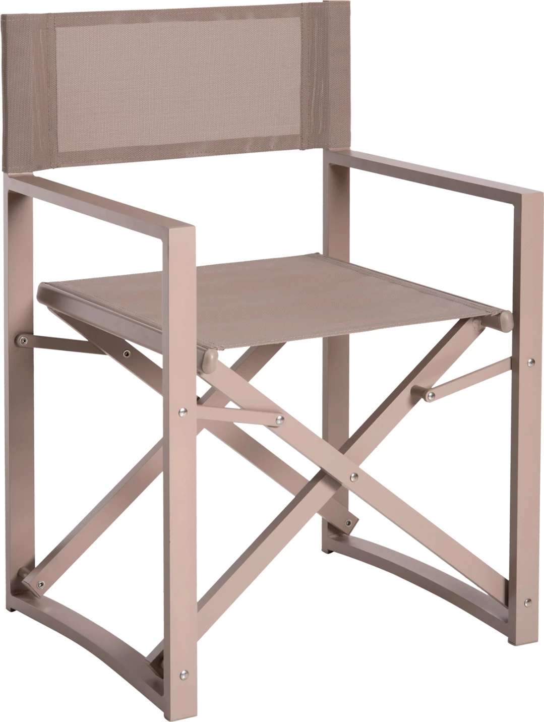 Režiserski stol aluminij DUPRE FH5094.03 barva šampanjca 57x48,5x85.5H cm