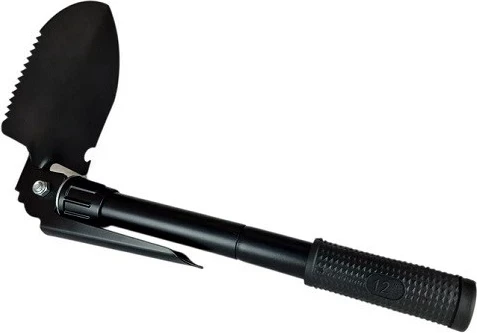 Multifunkcijska taktična lopata AZYMUT Trapper H-C271008, inox, črna, + paket