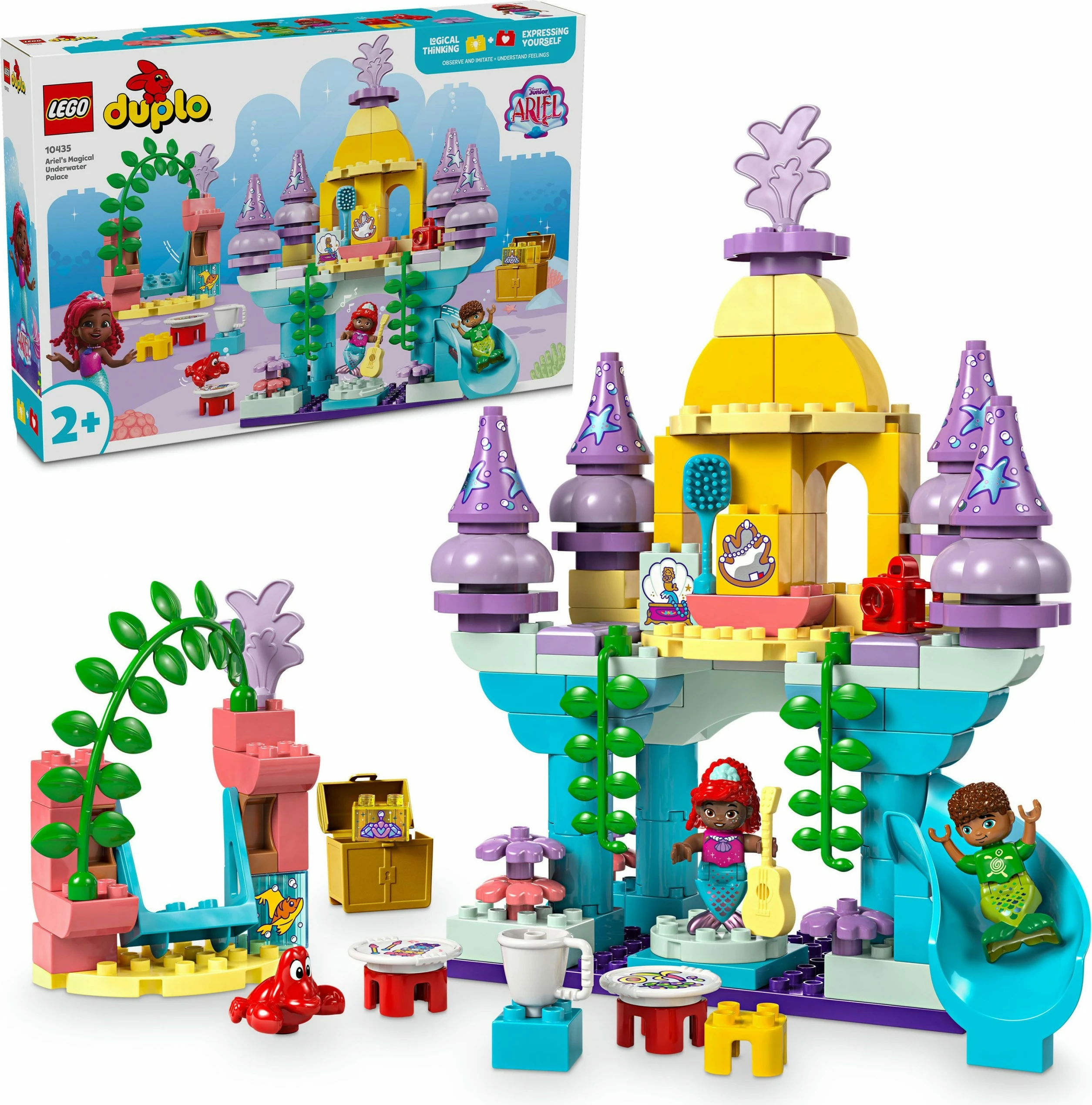 Magični podvodni grad Ariel Disney LEGO DUPLO 10435, večbarven