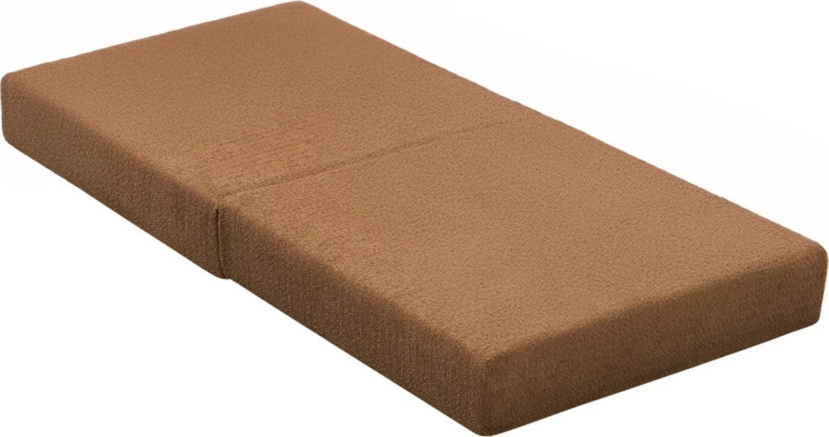 Pouf iz semiša, rjav, Atelier del Sofa, Comfort