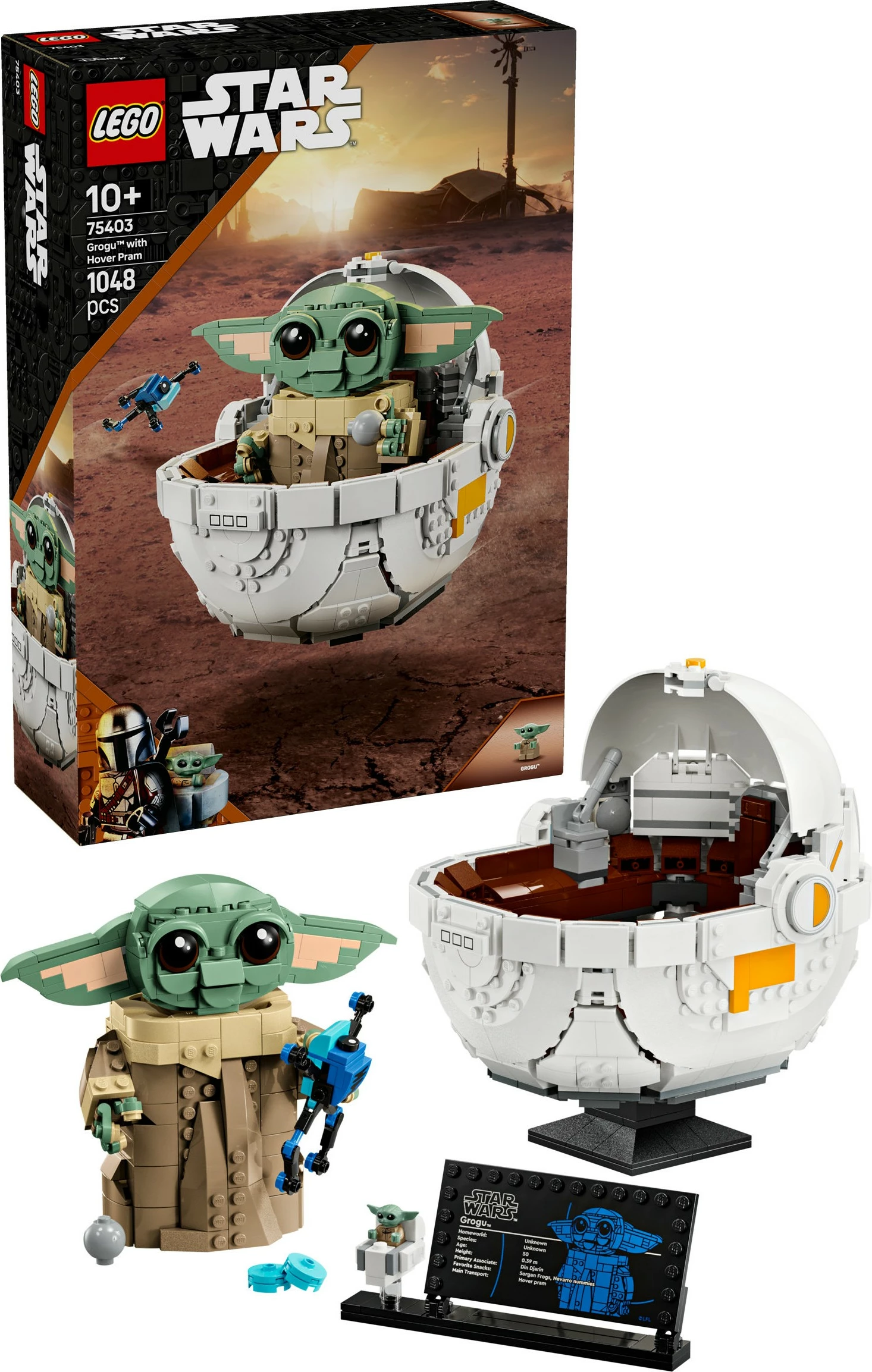 Komplet za sestavljanje Grogu LEGO Star Wars, večbarven