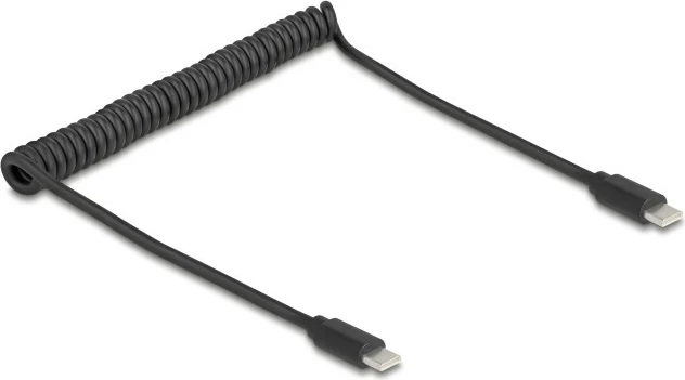 USB C kabel na USB C, 0,75 m, USB 2.0, črn DeLOCK 90369